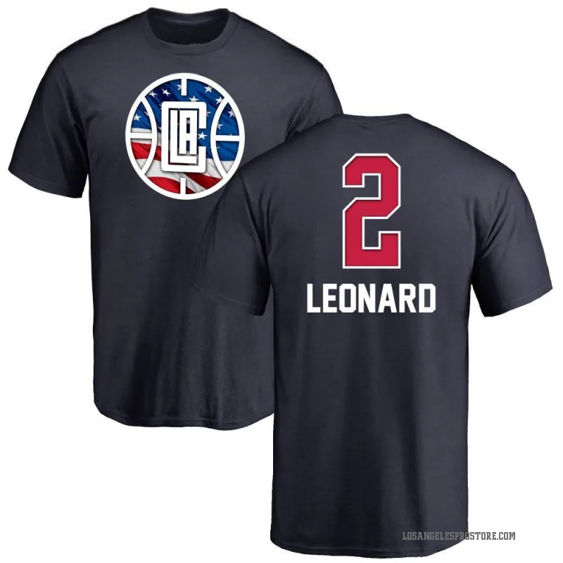 Los Angeles Clippers Name & Number Kawhi Leanoard T-Shirt - Mens